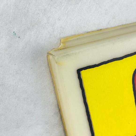 Vintage 7Up Peter Max Inspired Plastic Commercial Display Sign - Picture 9 of 13